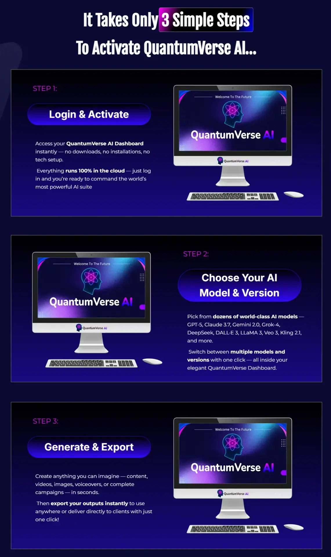 QuantumVerse AI content creation tool